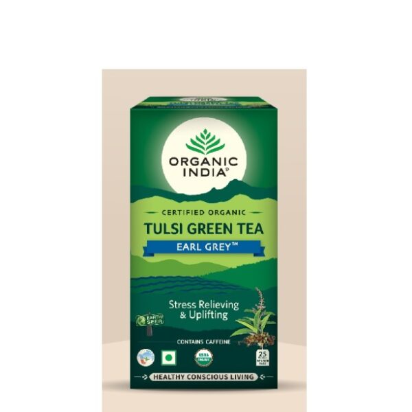 buy Organic India Tulsi Green Earl Grey in UK & USA