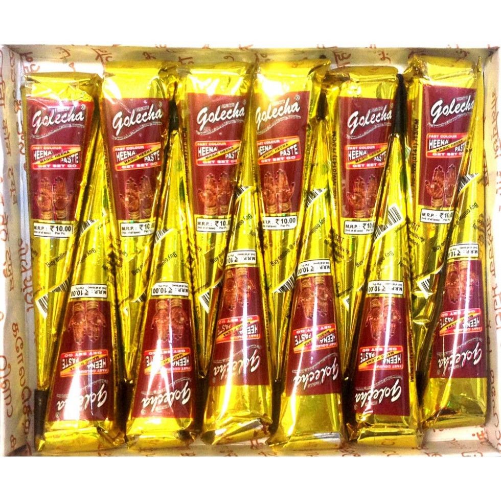 buy Golecha Red Color Henna Cones in UK & USA