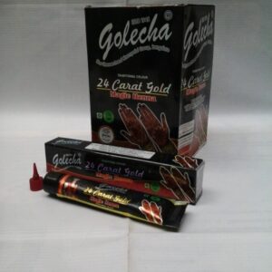 Golecha 24 Carat Gold Magic Henna Black Tubes (Pack of 12)