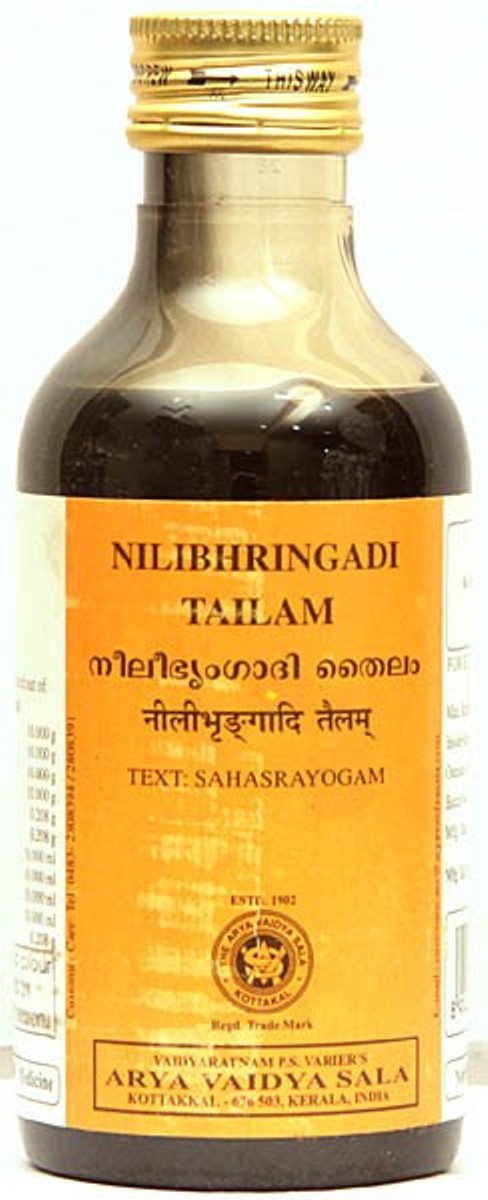 buy Arya Vaidya Sala Ayurvedic Nilibhringadi Thailam 200ml in UK & USA