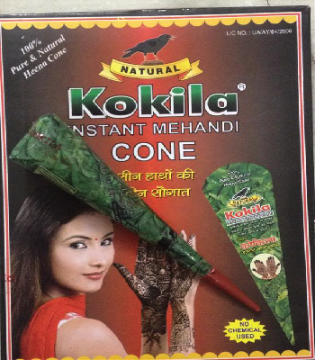 buy Kokila Natural Henna Cones (Pack of 12) in UK & USA