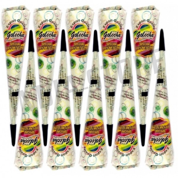 buy Golecha White Henna Paste Cones in UK & USA