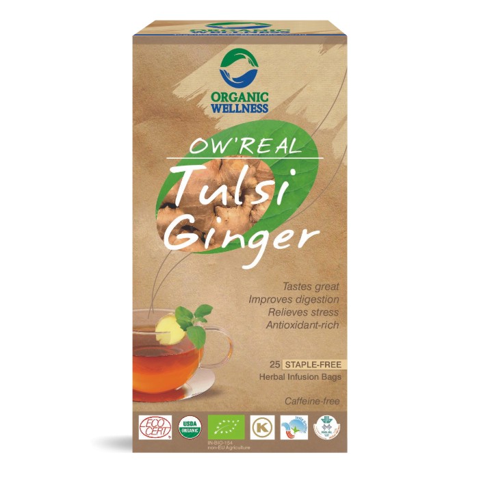 buy Organic Wellness Tulsi Ginger Green Tea in UK & USA