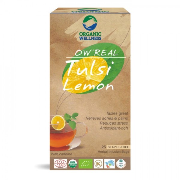 buy Organic Wellness Tulsi Lemon Green Tea Bags in UK & USA