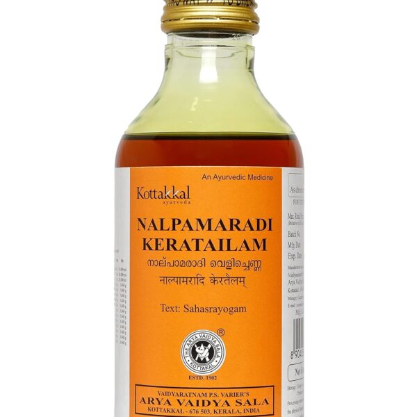 buy Arya Vaidya Sala Ayurvedic Nalpamaradi Kera Tailam in UK & USA