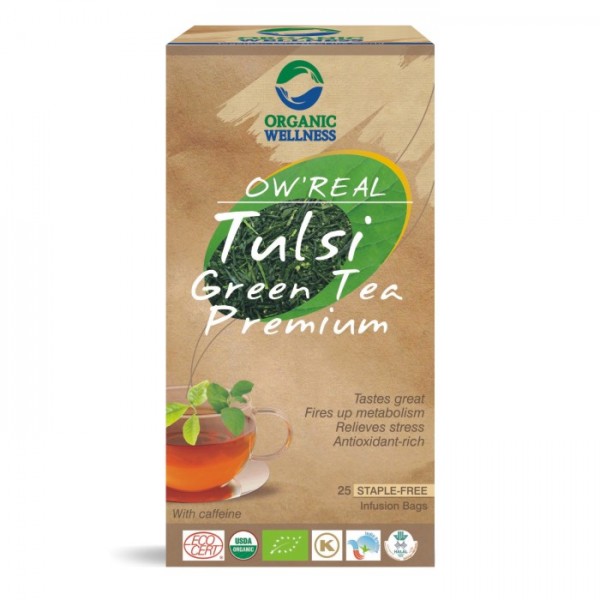 buy Organic Wellness Tulsi Premiun Green Tea Bags in UK & USA