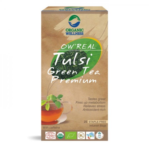 buy Organic Wellness Tulsi Premiun Green Tea Bags in UK & USA