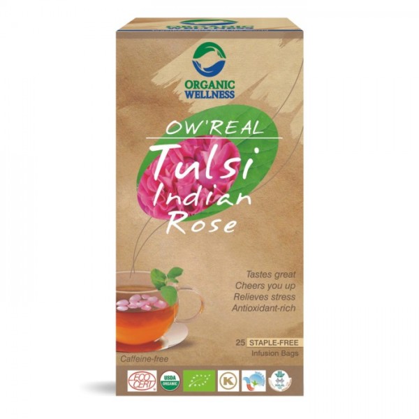 buy Organic Wellness Tulsi Indian Rose Tea Bags in UK & USA