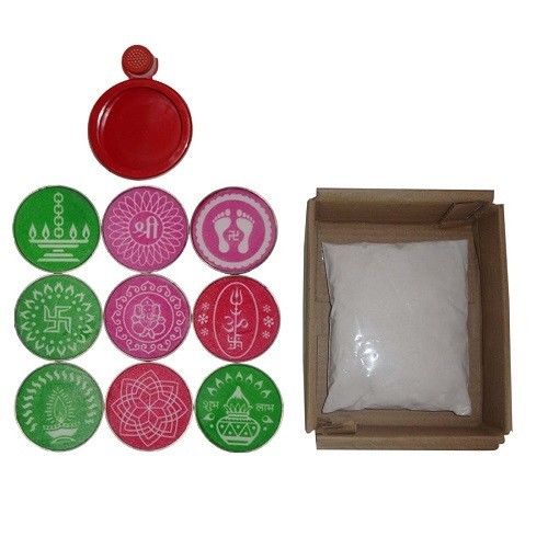 buy Rangoli Kit – (9 Stencil) in UK & USA