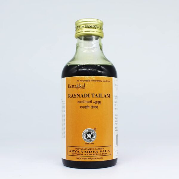 buy Arya Vaidya Sala Ayurvedic Rasnadi Tailam 200ml in UK & USA