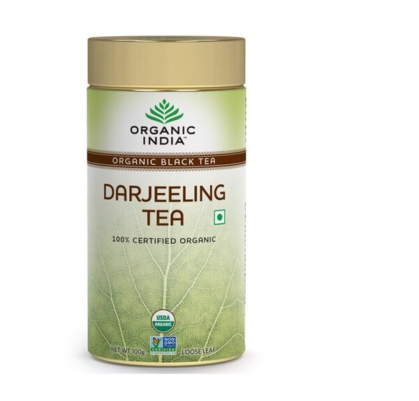 buy Organic India Darjeeling Tea tin in UK & USA