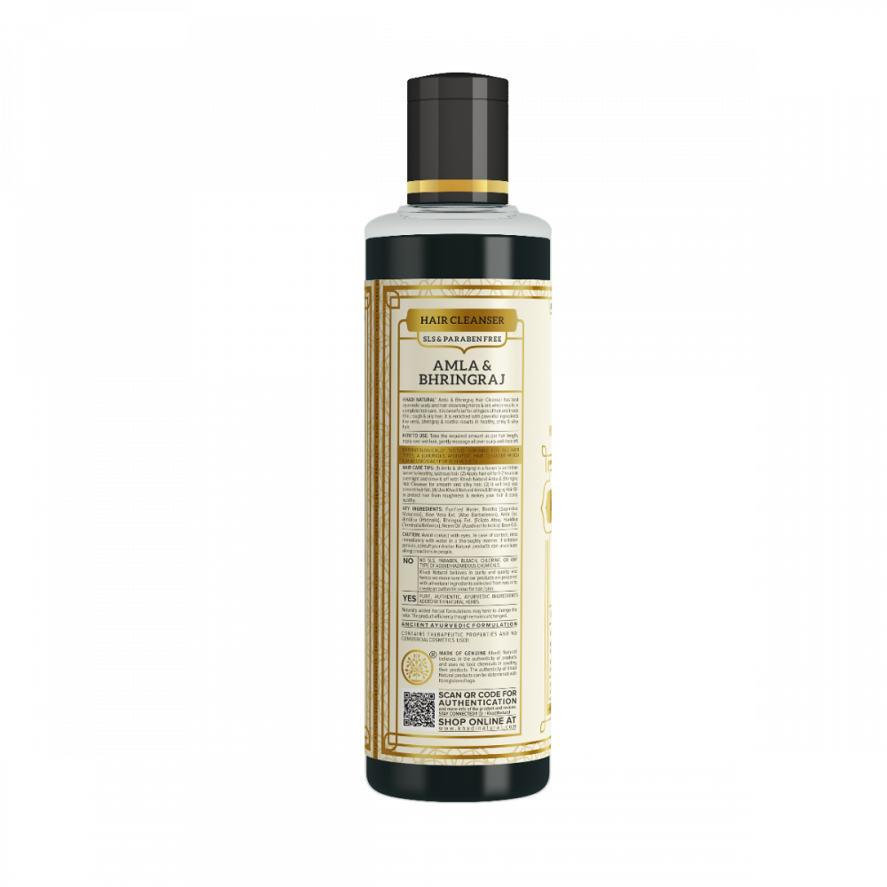 Khadi Natural Herbal Amla And Bhringraj Shampoo