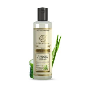 Khadi Natural Cucumber & Aloevera Cleansing Milk ( PARABEN FREE)