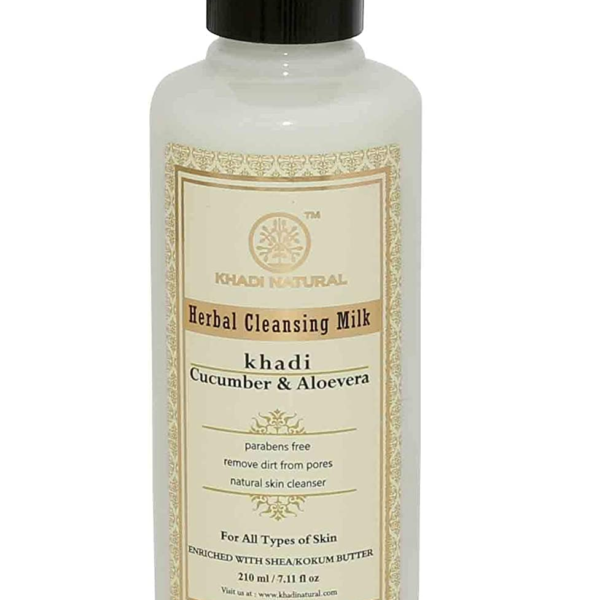 buy Khadi Natural Cucumber & Aloevera Cleansing Milk ( PARABEN FREE) in UK & USA