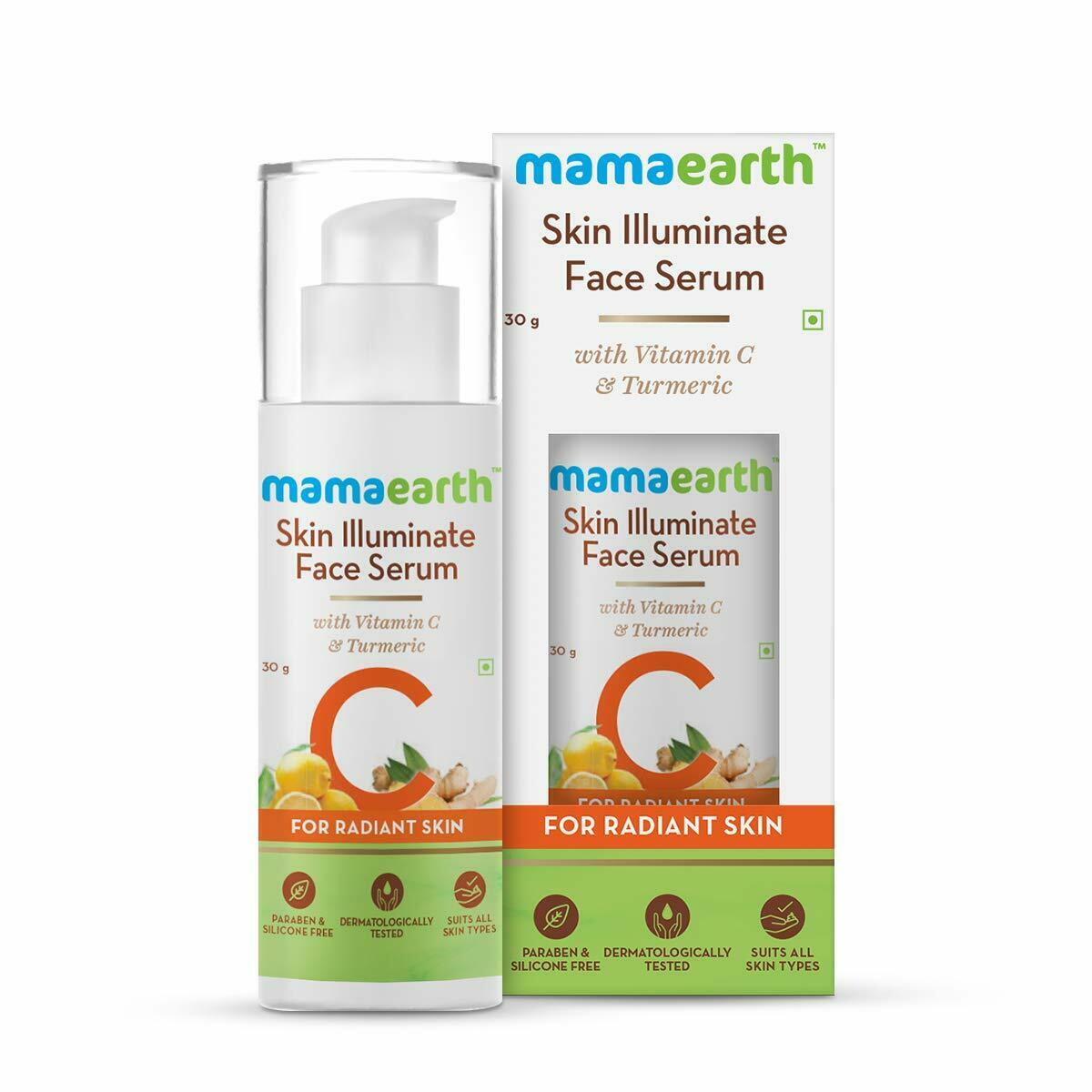 Buy Mamaearth Skin Illuminate Face Serum in UK & USA at healthwithherbal