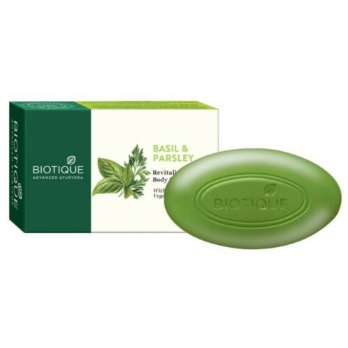 buy Biotique Ayurveda Basil & Parsley Soap in UK & USA