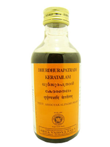 buy Arya Vaidya Sala (kottakkal) Dhurdhurapatradi kera Tailam / Oil in UK & USA