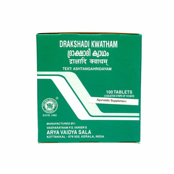 buy Arya Vaidya Sala Drakshadi Kwatham Tablet in UK & USA