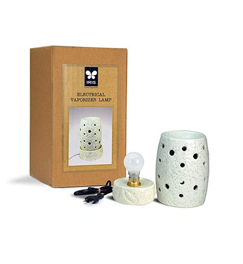 buy Iris Electrical Fragrances Ceramic Vaporizer Lamp (White) in UK & USA