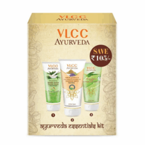 VLCC Ayurveda Essentials Kit (Face Wash + Face Pack + Alo Vera Gel)