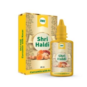 IMC Herbal Shri Haldi / Turmeric Curcumin Drops with Kesar