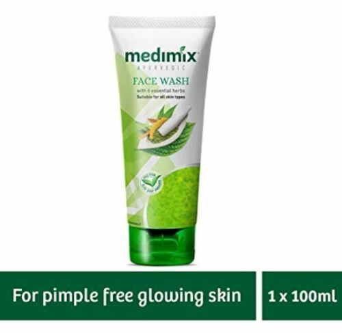buy Medimix Ayurvedic With 6 Essential Herbs Face Wash in UK & USA