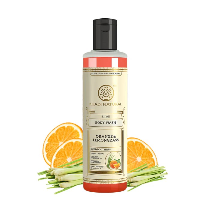 buy Khadi Natural Orange and Lemongrass Body Wash in UK & USA
