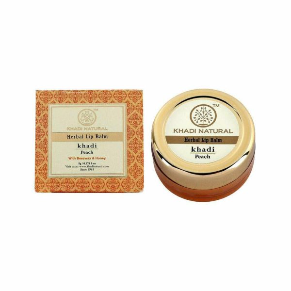 buy Khadi Natural Peach Lip Balm 5g in UK & USA