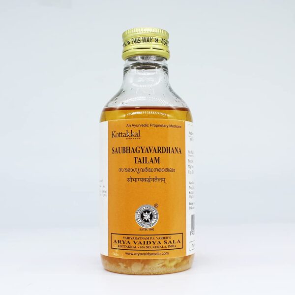 buy Arya Vaidya Sala Saubhagyavardhini Tailam / Oil in UK & USA