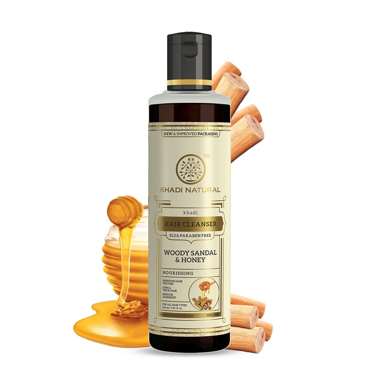 buy Khadi Woody Sandal & Honey Cleanser / Shampoo SLS & Paraben Free in UK & USA