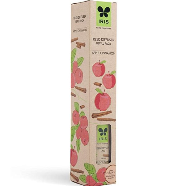 buy Iris Reed Diffuser Refill Pack Apple Cinnamon Fragrance in UK & USA