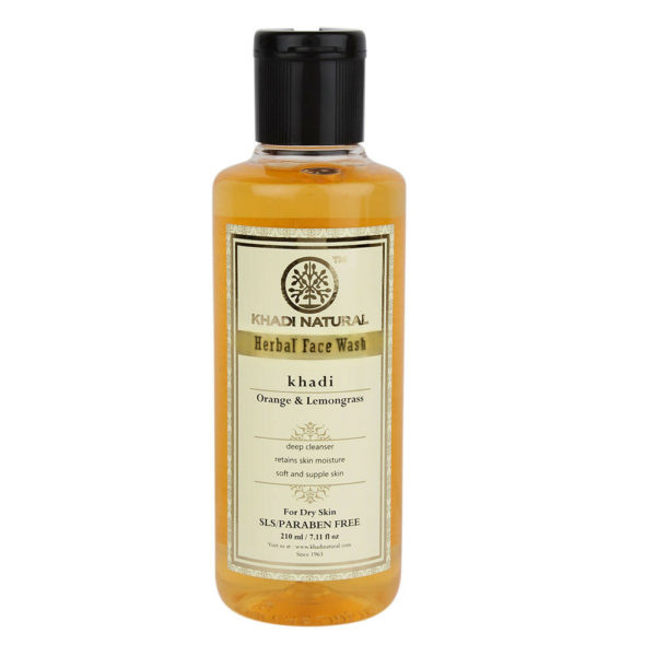 buy Khadi Natural Orange & Lemongrass Face Wash – SLS & Paraben Free in UK & USA
