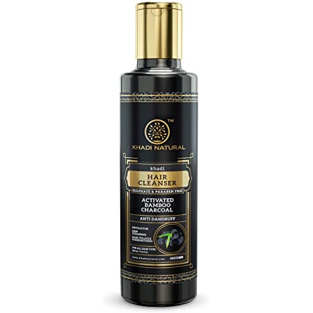 buy Khadi Natural Activated Bamboo Charcoal Hair Cleanser- Sulphate & Paraben Free in UK & USA