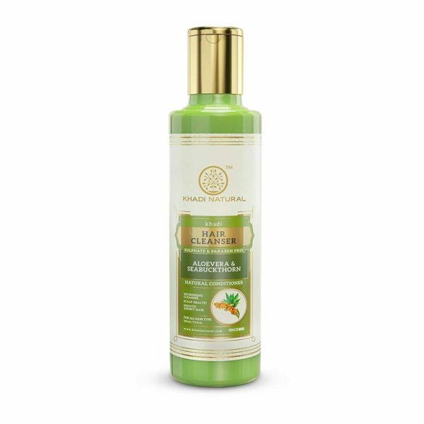 buy Khadi Natural Aloevera & Seabuckthorn Hair Cleanser – Sulphate & Paraben Free in UK & USA