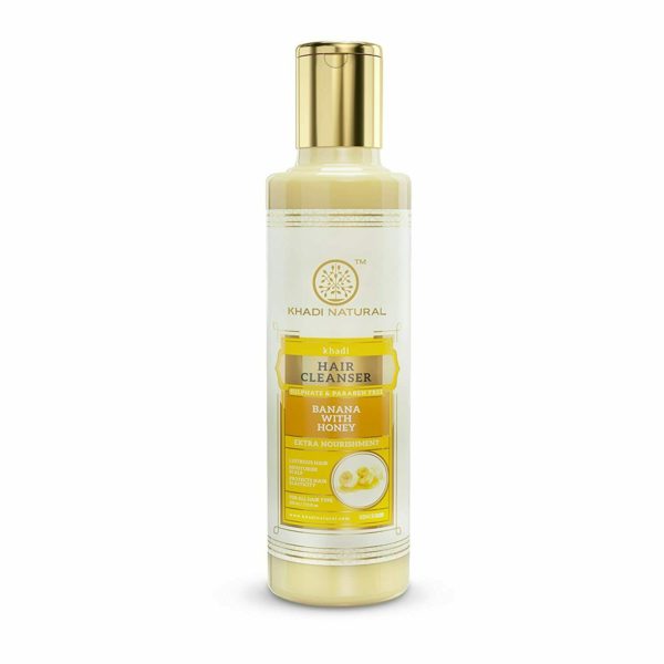 buy Khadi Natural Banana With Honey Hair Cleanser – Sulphate & Paraben Free in UK & USA