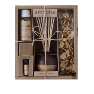 Iris Amogha Reed Diffuser Set-Lemon Grass