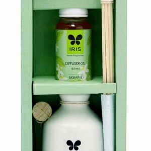 Iris Jasmine Fragrances Reed Diffuser With Ceramic Pot