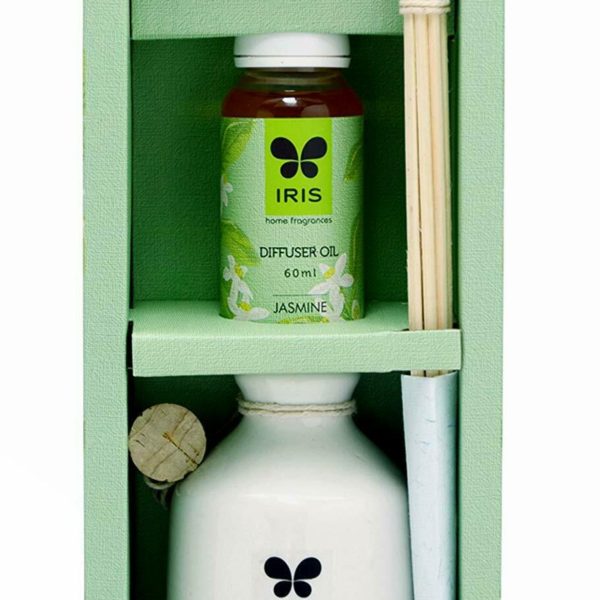 buy Iris Jasmine Fragrances Reed Diffuser With Ceramic Pot in UK & USA