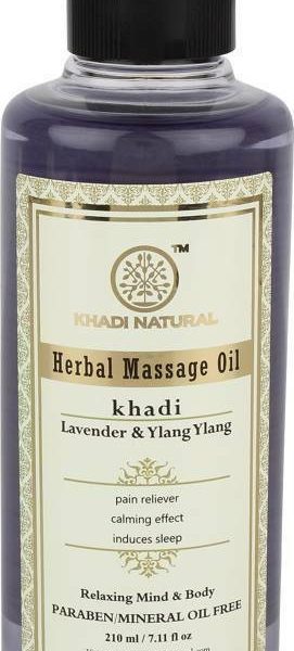 buy Khadi Natural Lavender & Ylang Ylang (SLS PARABEN FREE) Massage Oil in UK & USA