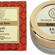 buy Khadi Natural Herbal Lychee Flavour Lip Balm with Beeswax & Shea Butter in UK & USA