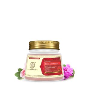 Khadi Natural Rose & Geranium with Rose Petals Bath Salt