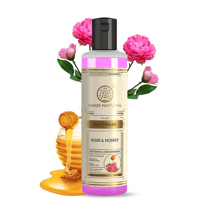 buy Khadi Natural Rose & Honey Body Wash in UK & USA