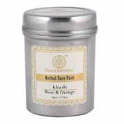 buy Khadi Natural Rose & Orange Herbal Face Pack in UK & USA