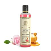Khadi Natural Rose and Honey Body Wash- SLS & Paraben Free