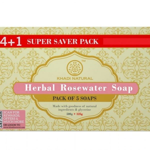 buy Khadi Natural Ayurvedic Rosewater Soaps Combo in UK & USA