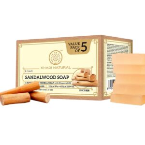 Khadi Natural Ayurvedic Sandalwood Soaps Combo