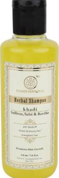 buy Khadi Natural Saffron, Tulsi & Reetha Shampoo in UK & USA