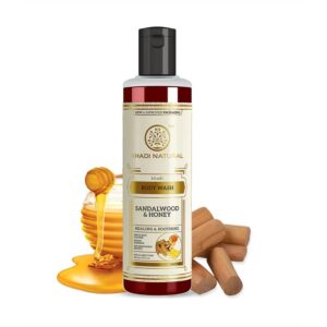 Khadi Natural Herbal Sandalwood & Honey Body Wash