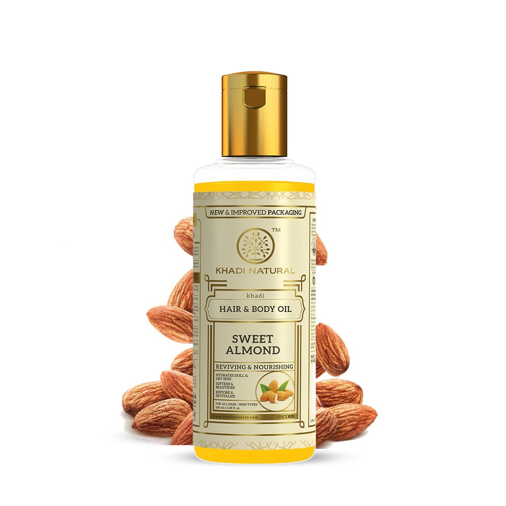 buy Khadi Natural Sweet Almond Oil in UK & USA