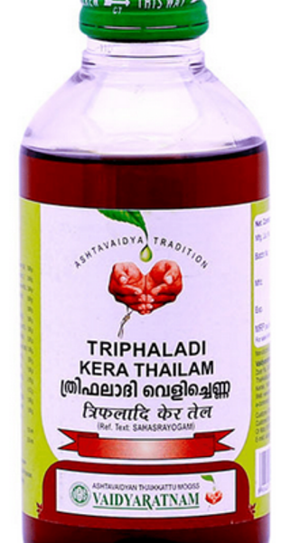 buy Vaidyaratnam Triphaladi Kera / Coconut Thailam in UK & USA